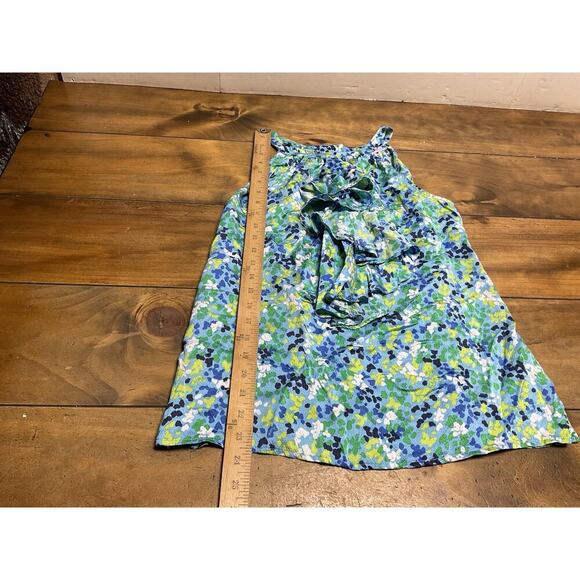 Lilly Pulitzer Women’s Floral Oops Spilled It Again Ruffle Front Silk Top Size 6 - Picture 5 of 9